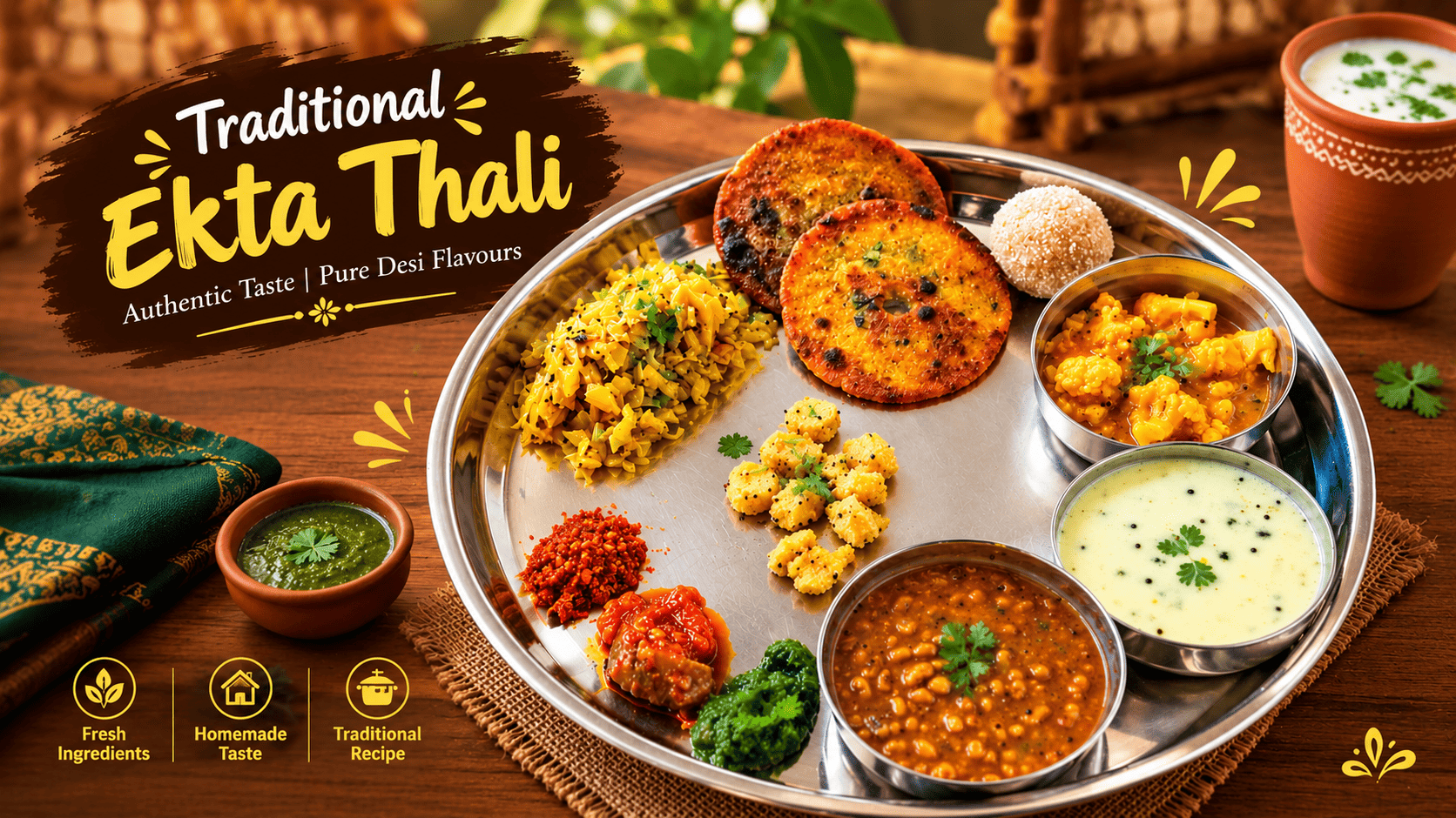 Ekta Tribal Cafe at Ekta Nursery-Ekta Thali