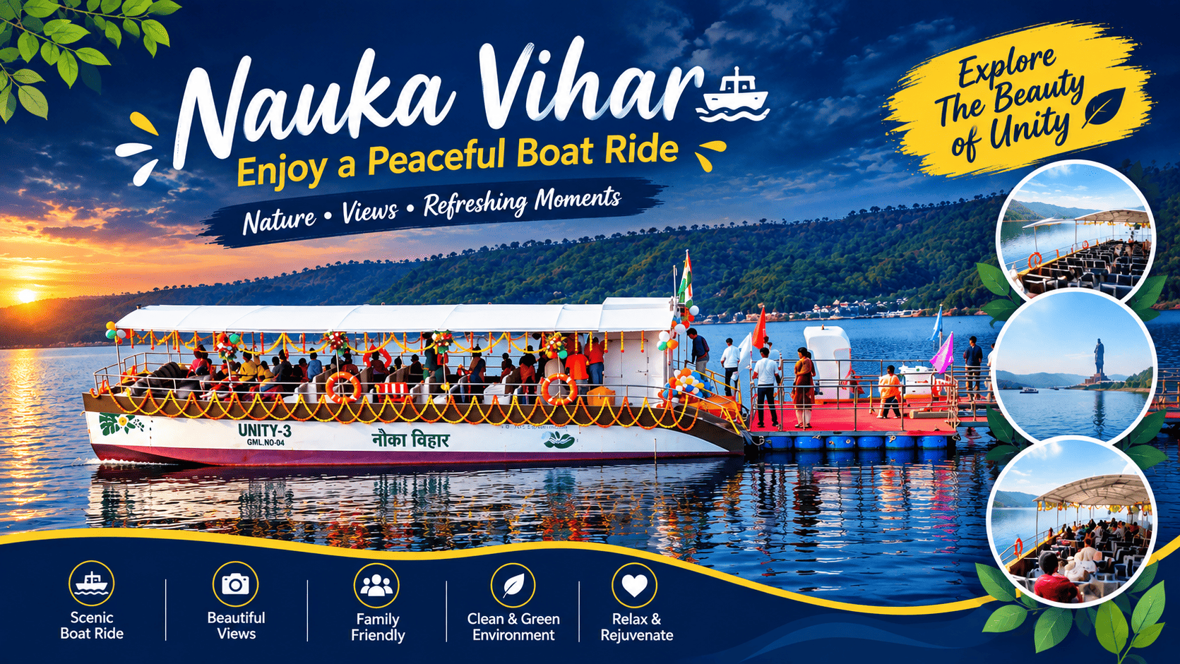 Statue Of Unity Nauka Vihar (Boating)