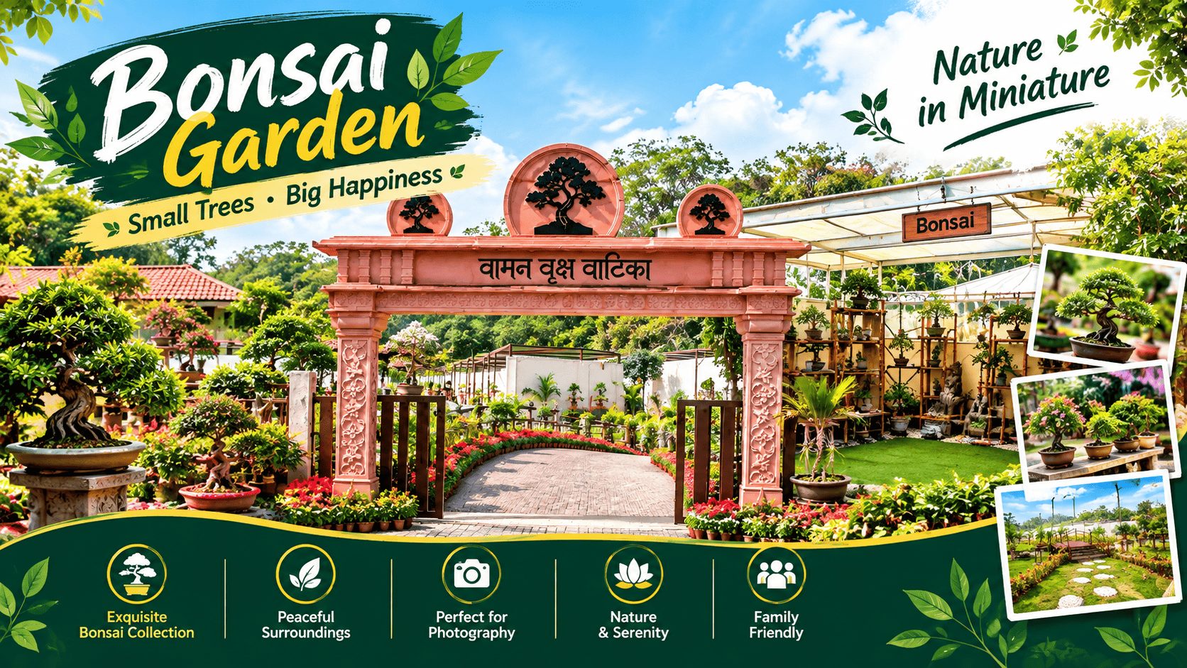 Statue Of Unity Bonsai Garden