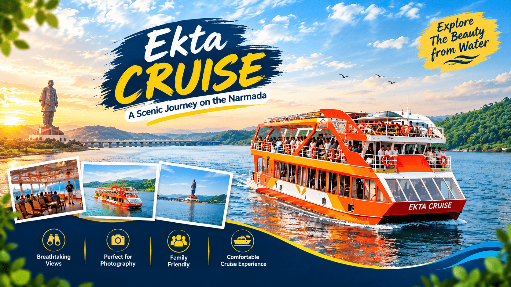Statue Of Unity Ekta Cruise